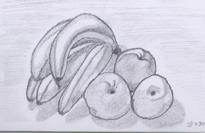 Bananen und Äpfel - ein Stilleben